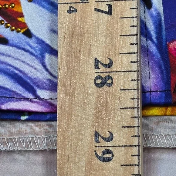 Barabas Mens Vibrant Dragon & Chrysanthemum Long Sleeve Shirt Small Rhinestones - Picture 10 of 10